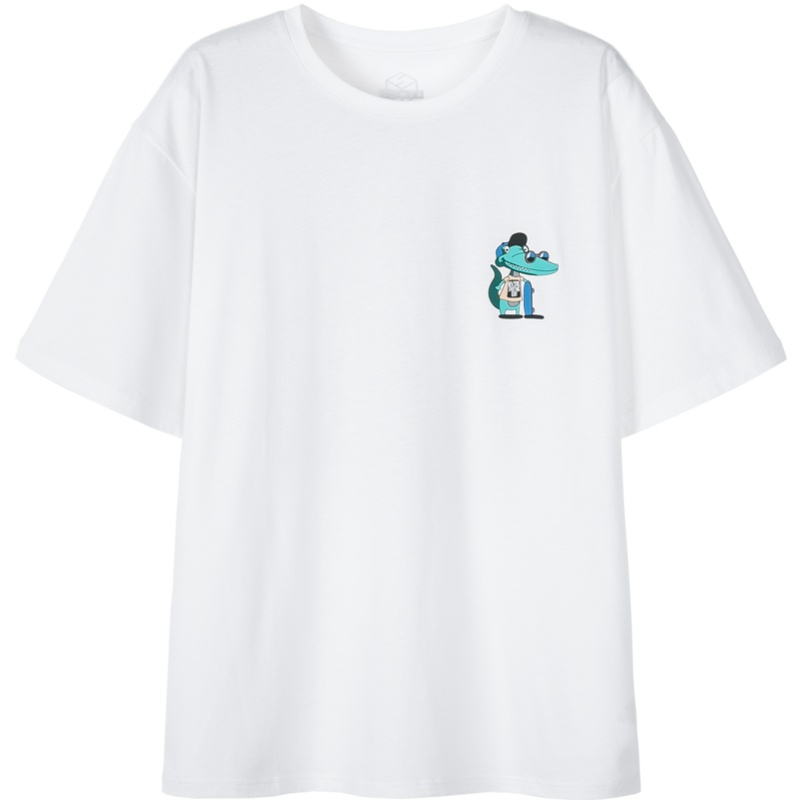 【满198减100预估价：49】森马宽松短袖T恤男2020新款萌趣印花图案休闲上衣夏装纯棉打底衫