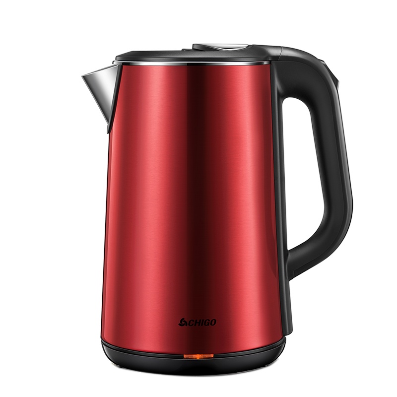 志高(CHIGO)电水壶ZJ171 1.8L保温 食品级304不锈钢 双层防烫家用电热水瓶烧水壶
