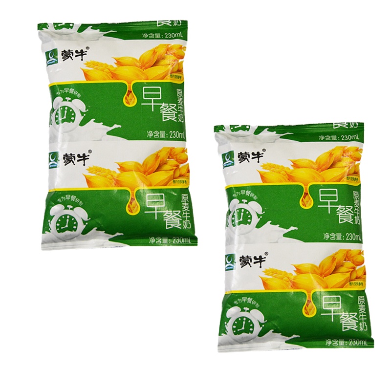 蒙牛无菌枕早餐原麦牛奶230ml
