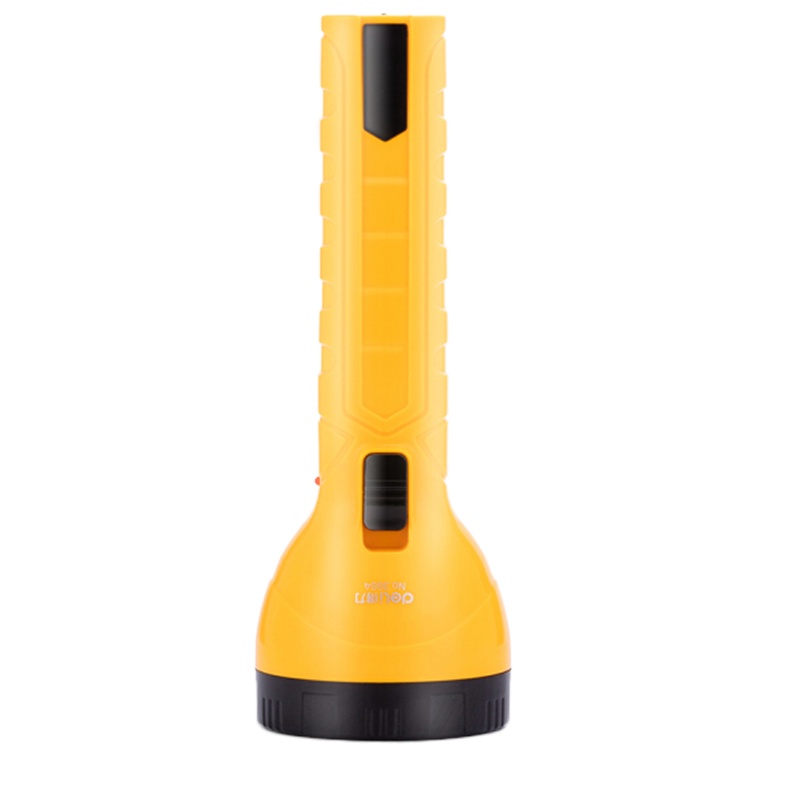 得力(deli) 手电筒探照灯 塑料外壳手电筒 可充电 办公用品 1