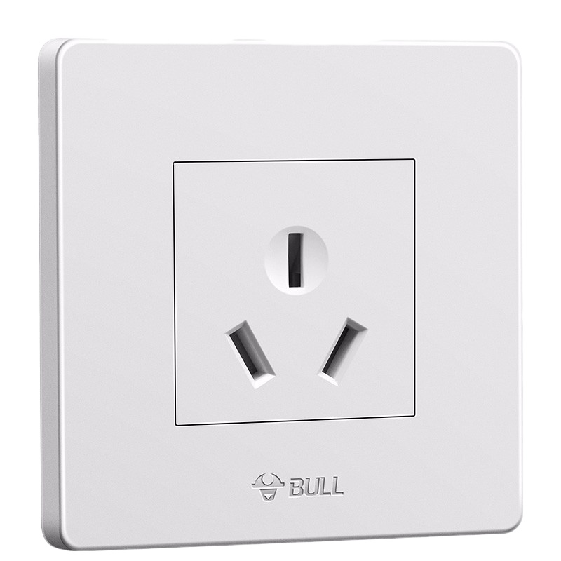 公牛(BULL) 开关插座面板 16A大功率热水器空调用三孔墙壁电源插座G07Z104.