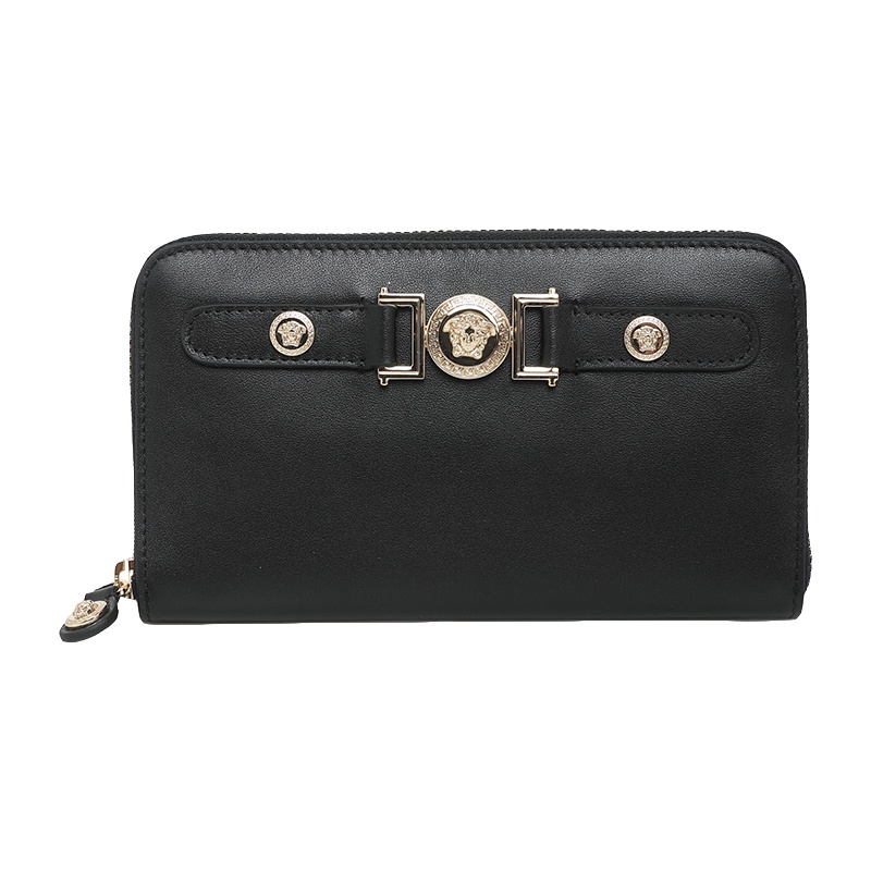 19ss新品 VERSACE 范思哲美杜莎时尚拉链钱包 男士钱包/卡包