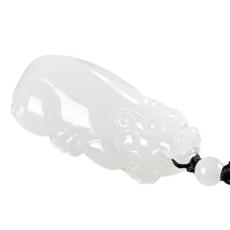 臻玉盈抖音同款和田玉足金金镶玉小猪佩奇吊坠青少年必配玉石吊坠小猪佩奇身上戴，掌声送给社会人