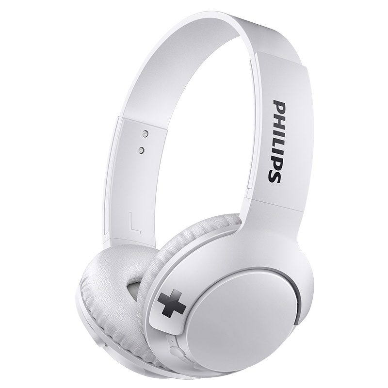 飞利浦（PHILIPS）头戴式无线蓝牙耳机SHB3075WT 白色 运动音乐游戏通话耳机 苹果安卓通用 澎湃低音时尚耳机