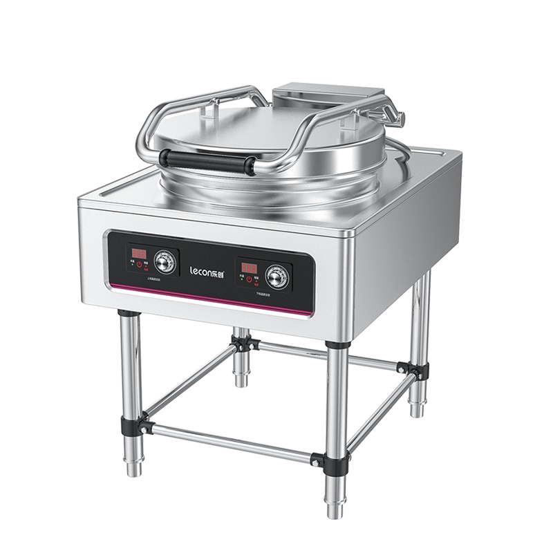 乐创(lecon)YCD-45A-A型 220V 立式悬浮款 电饼铛 定制商用电器