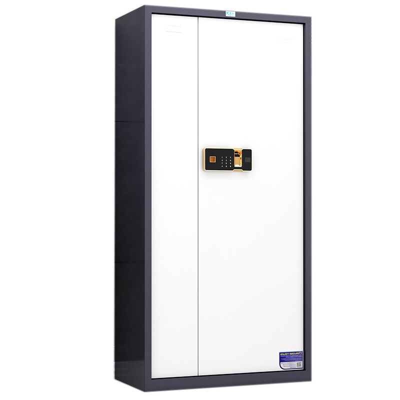 臻远电子保密柜密码柜档案柜资料柜钢制密码锁保密 灰白套色通门指纹锁保密柜