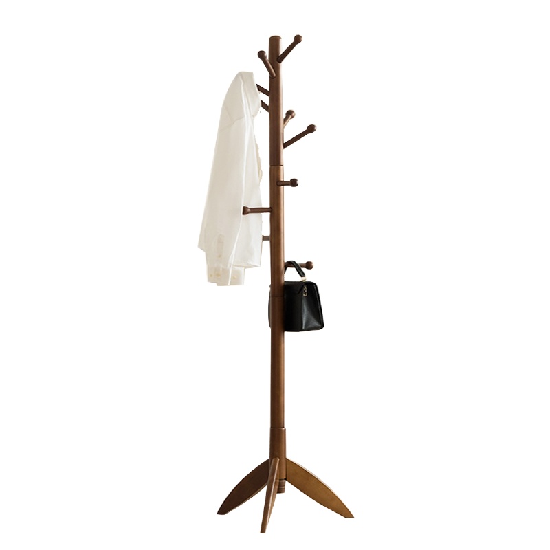 富和美(BNF)-342衣帽架实木架子卧室架