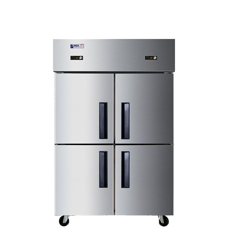 星星(XINGX)四门厨房全铜管冰柜 立式商用保鲜冷柜 单温冷冻不锈钢冰箱 BD-860YA