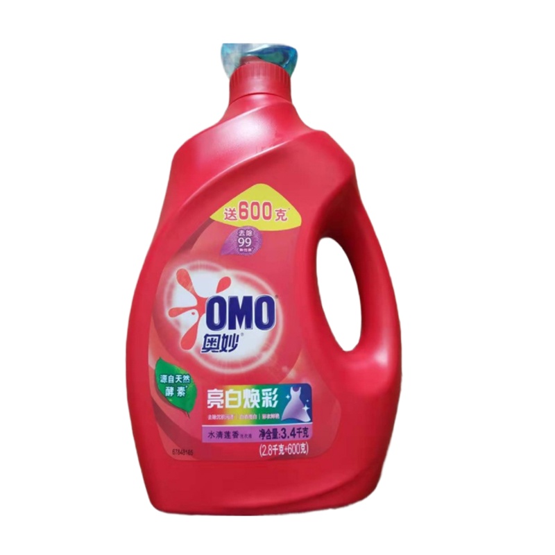 奥妙深层洁净洗衣液2.8kg+600g 1瓶