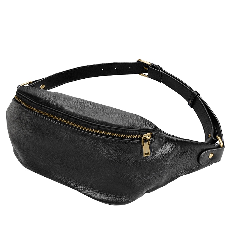 【顺丰配送】手机包男士腰包男士胸包腰包男真皮胸包男士斜挎包男士收钱腰包胸包多功能男士背包YB170533H