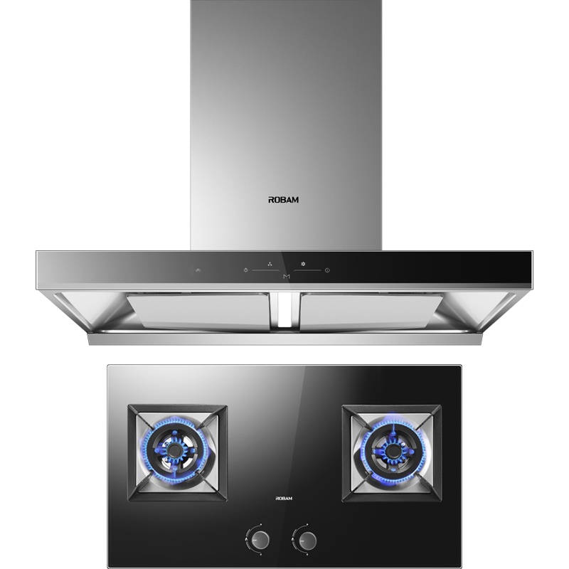 [创新变频技术]老板(ROBAM)变频烟灶套餐22m³60X2S+36B5X(液化气)油烟机 抽油烟机燃气灶