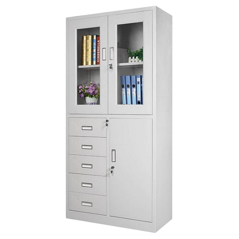 心业偏五斗钢制文件柜XY-PGG5D储物柜.  此产品单件不出售批量请联系客服