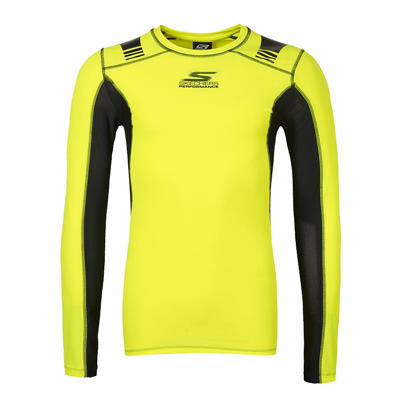 Skechers斯凯奇男装圆领长袖套头针织长袖衫 SAMF16051-STYL