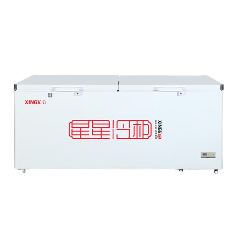 星星(XINGX)BD/BC-716E 716升 单温 冰柜 卧式冷柜 商用大冷柜 直冷顶开门 电脑控温 温度显示