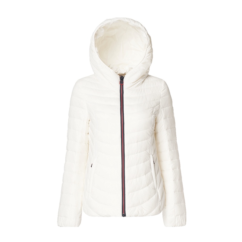 千仞岗新款韩版时尚羽绒服女轻薄连帽短款羽绒服