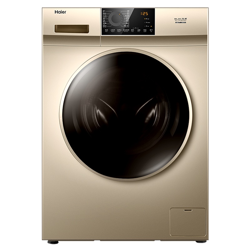 海尔(Haier)10公斤大容量 变频 全自动 滚筒洗衣机 洗干一体 洗烘一体机 蒸汽除螨EG100HB209G