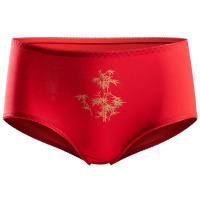 爱帝新款女士内裤常规大红色喜庆本命年礼物三角裤（3条装）