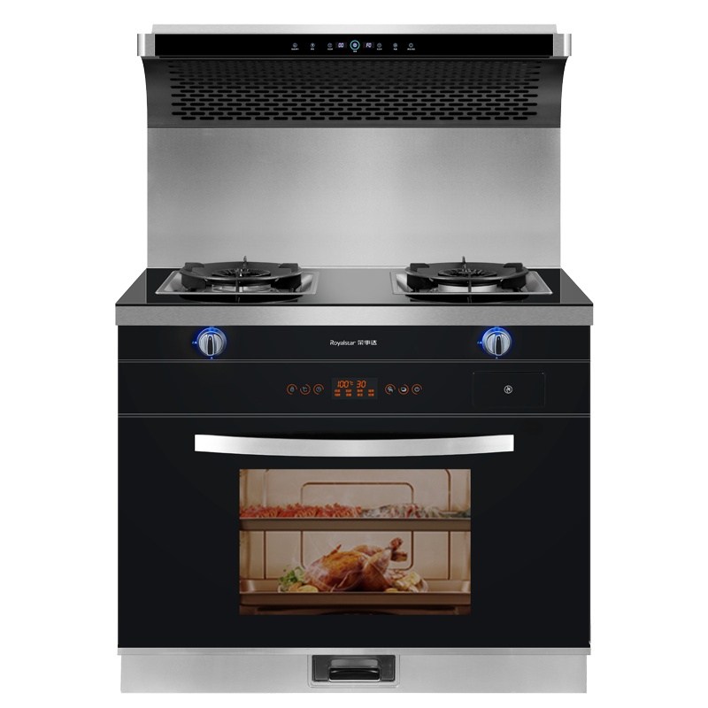 荣事达(Royalstar)JJZY-9650S手势控制家用烟机燃气灶消毒柜蒸烤箱一体 大吸力侧吸双电机 液化气 集成灶