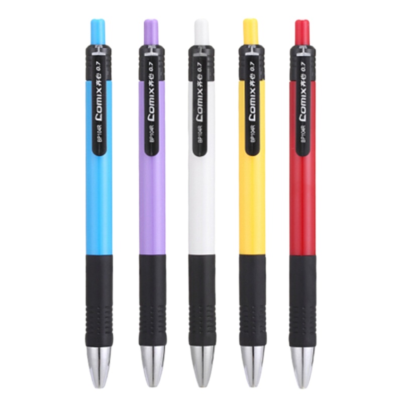 齐心(COMIX) BP104R 舒适圆珠笔 0.7mm 24支/盒