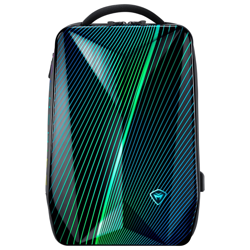 MACHENIKE机械师 硬壳背包空间站手提防雨USB快充接口13.3/15.6英寸笔记本双肩包电脑包背包商务学生