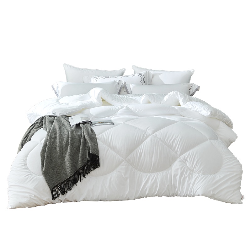 梦洁家纺双人被加厚冬天被子全棉被芯床上用品舒柔纯棉纤维冬被