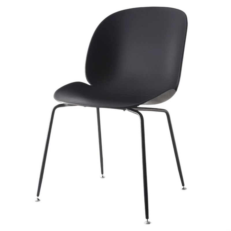 星威straway甲壳虫椅现代简约家用个性时尚铁艺咖啡餐厅靠背网红休闲北欧餐椅