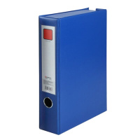 齐心(COMIX) A1297-X 办公必备磁扣式PVC档案盒 A4 55MM 蓝