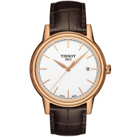 天梭(TISSOT)卡森系列时尚简约休闲商务皮带石英男士手表T085.410.36.011.00