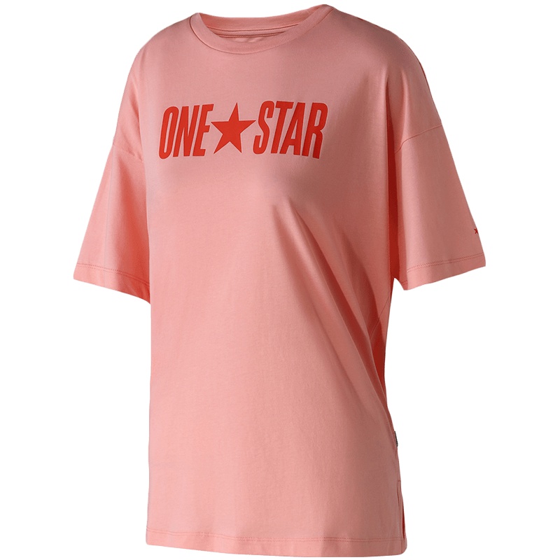 【自营】匡威女装短袖T恤简约宽松圆领舒适休闲运动服10017792