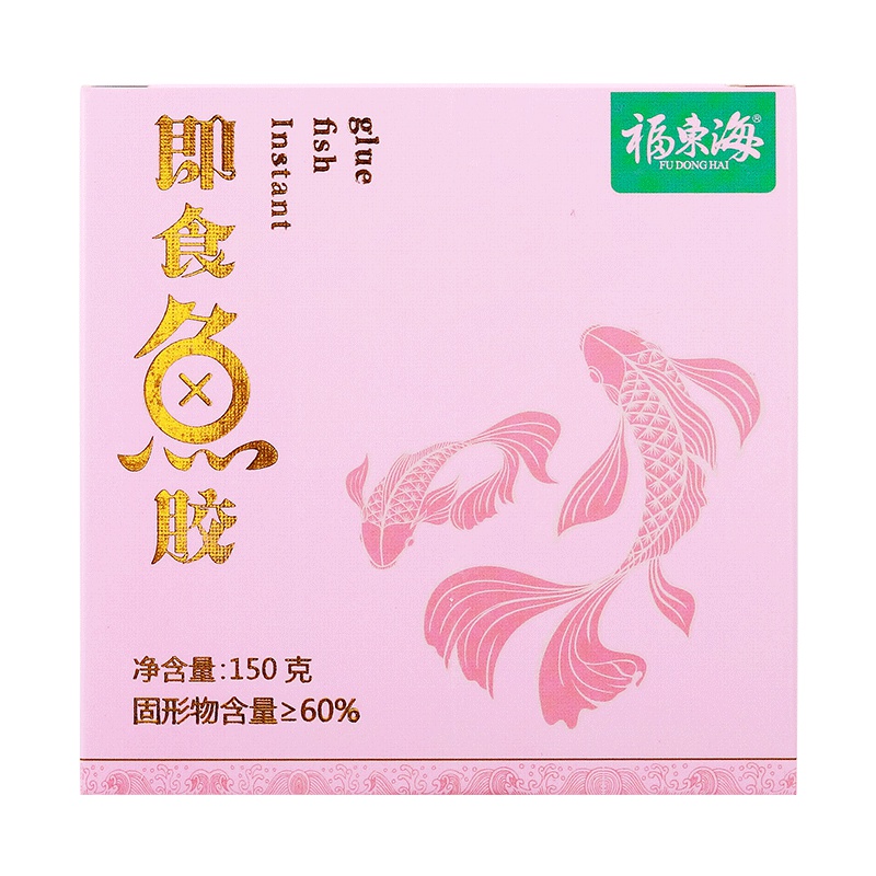福东海即食鱼胶150g 小官鱼正品红枣藜麦花胶滋补养颜胶代餐花胶