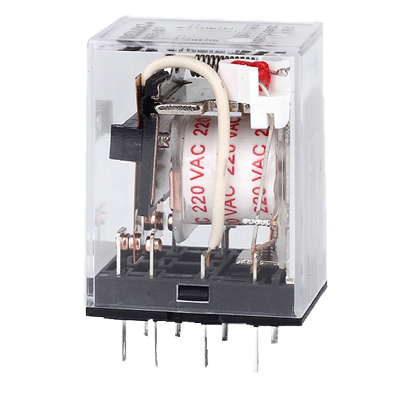 德力西小型中间继电器 CDZ9L-54P带灯14只脚 AC220V