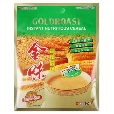 金味营养麦片 即食加燕麦麦片冲饮麦片 600g袋装 20小袋装