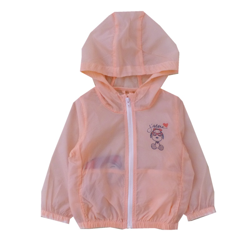 史努比(SNOOPY)童装正品2-12岁儿童紫色防晒衣夏季女童西瓜红尼龙皮肤卫衣海边轻薄透气防晒衫90-140cm