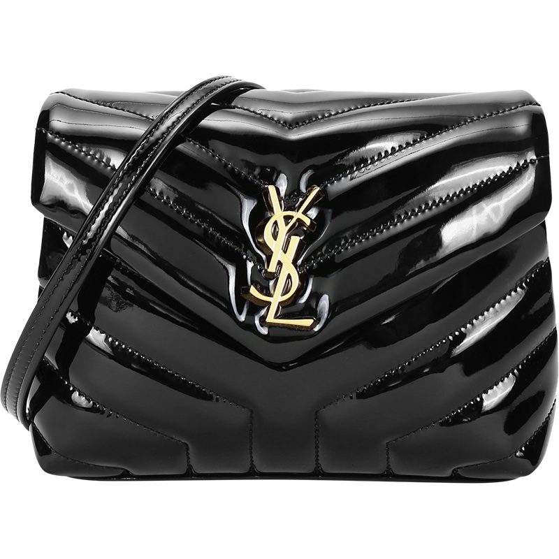 SAINT LAURENT 圣罗兰 女士LOULOU系列聚氨酯纤维等材质单肩斜挎包小号 630951 2IU1J