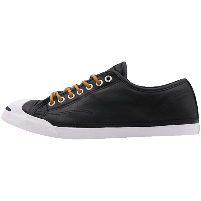 【自营】Converse匡威男女鞋板鞋开口笑皮质运动休闲鞋158859C 158859C黑色