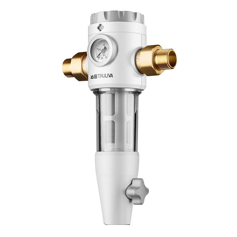 沁园全屋总水管过滤 净水前置 保护前置 保护家庭涉水电器 40um过滤精度 FMP292 浅灰色