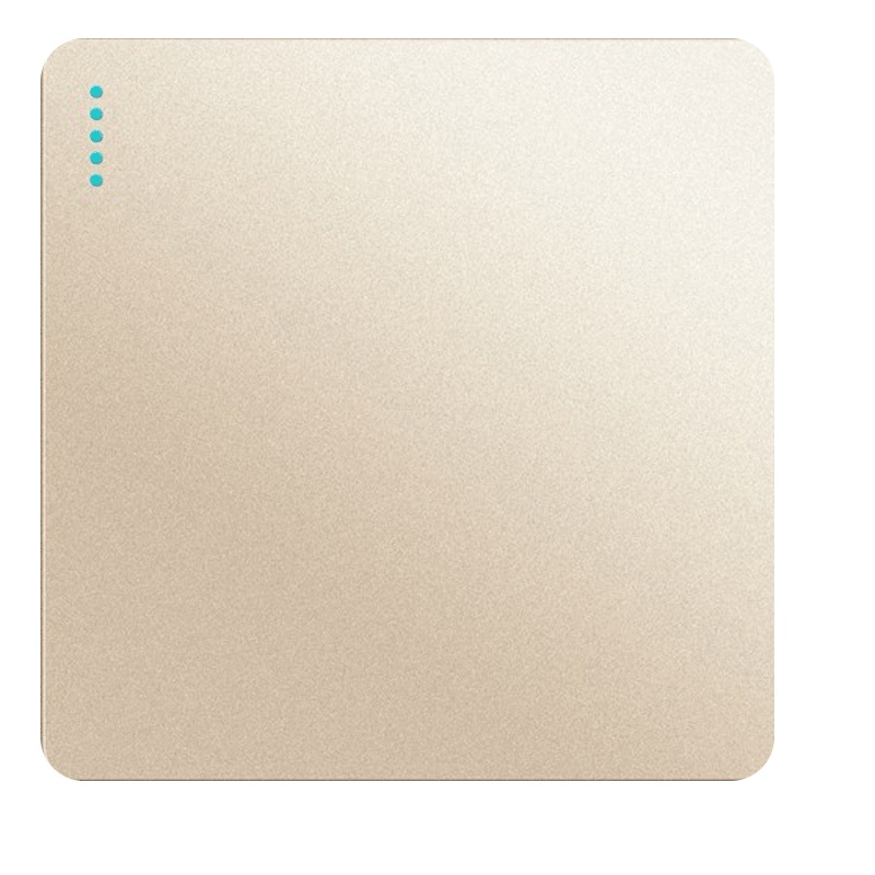 国际电工墙壁开关插座磨砂哑光金面板86型118型16A大功率一开双控带五孔USB插座家用暗装单双控一开五孔