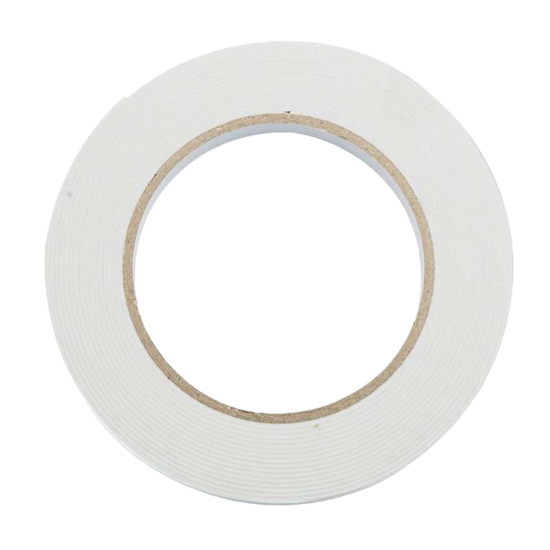 得力(deli)30411双面胶带 泡沫胶两面胶2.5mm*18mm 粘性强粘力持久 16卷装