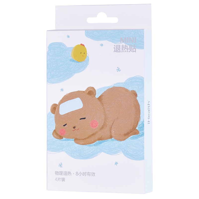 九安iHealth婴幼儿童成人家用退热贴宝宝退烧贴4片
