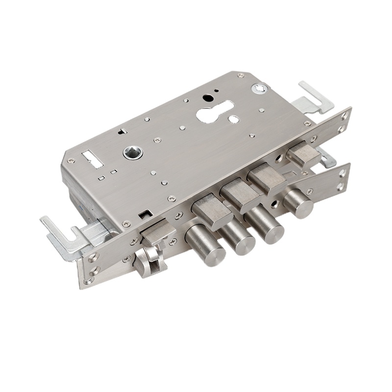 以方科技 指纹锁专用半钢锁体不锈钢防盗门双活双快智能锁专用锁体非标霸王锁体