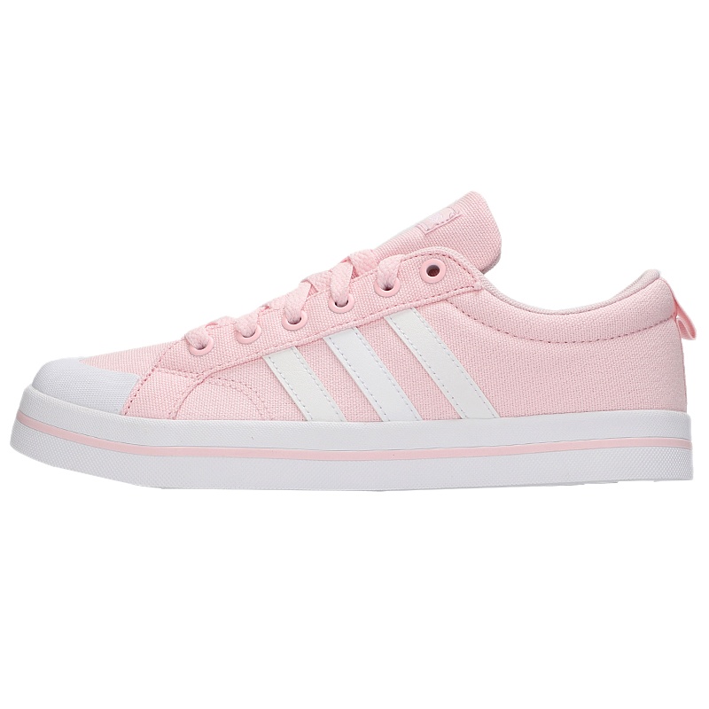 阿迪达斯女鞋帆布鞋2021夏季新款低帮板鞋透气运动鞋休闲鞋FY8806