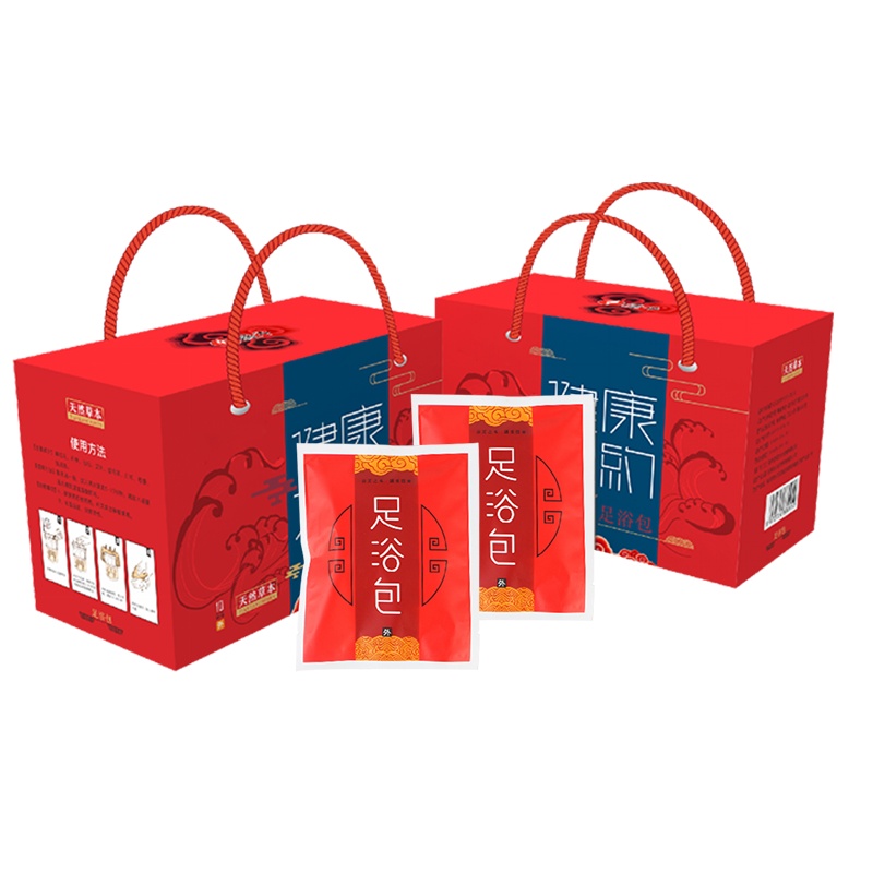 陈艾叶藏红花老姜益母草四合一足浴养生包 单个不发,一箱起发!