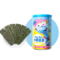 小鹿蓝蓝 阳光奇亚籽夹心海苔40g 宝宝零食海苔脆片即食海苔儿童零食辅食点心