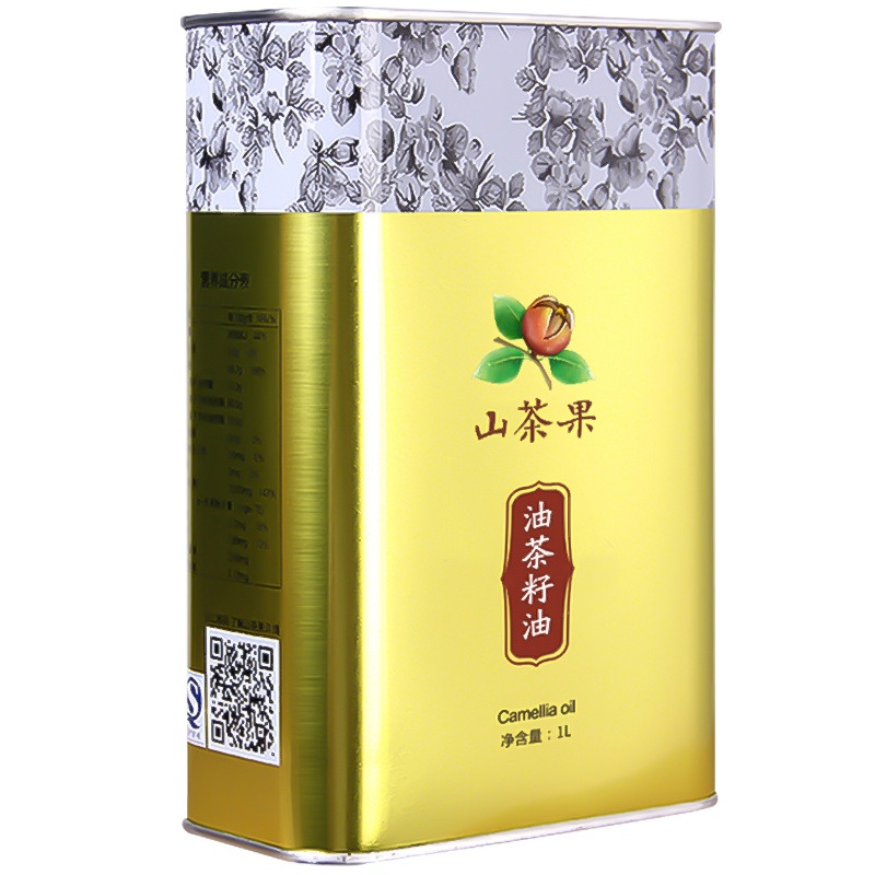 山茶果山茶油 油茶籽油 一级压榨 月子油 儿童食用油 孕妇油 1L铁罐装