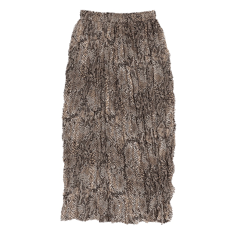 ENJOY'ME半身裙20女装春季新品荷叶边花色压褶