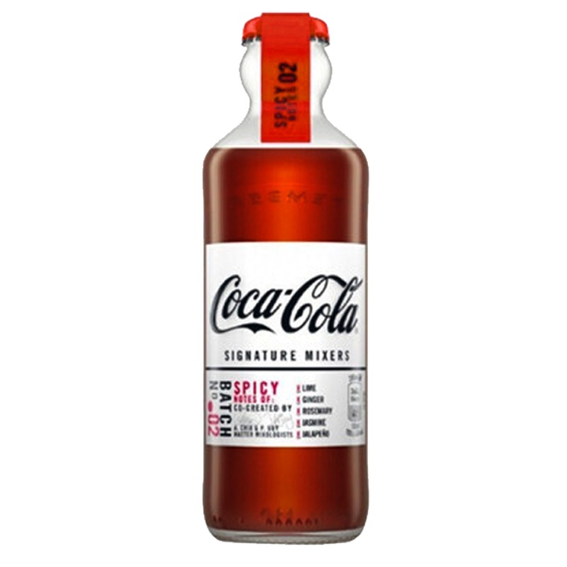 英国进口 复古版可口可乐 烈性味 200ml*4瓶装 可直饮 可调酒 碳酸饮料