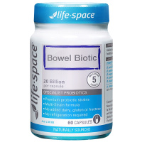 效期至23年7月1日 Life Space肠道广谱益生菌胶囊60粒/瓶 帮助正常排便 澳洲进口