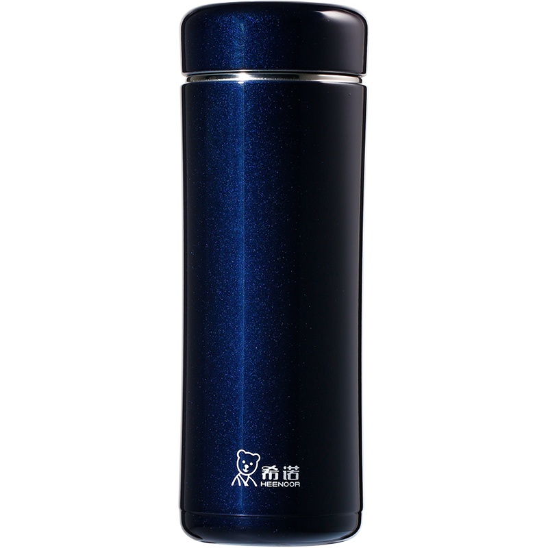 希诺保温杯男女士大容量杯子高档商务简约304不锈钢泡茶便携水杯