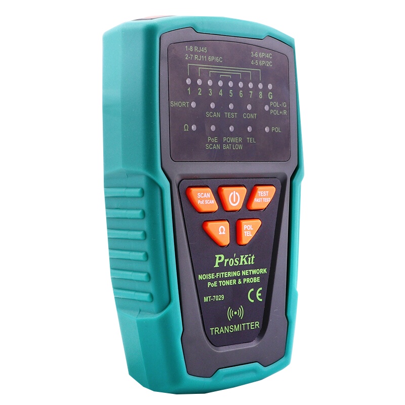 宝工 MT-7029-C 抗干扰型音频网络PoE查线器 绿色 单位（件）