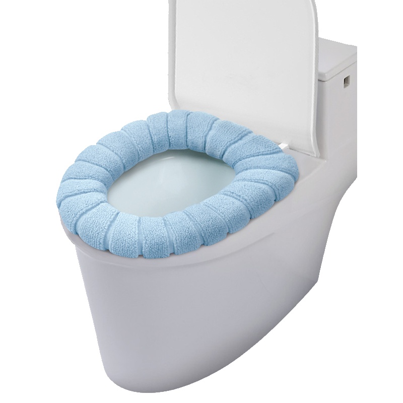 单爱 马桶垫冬季加厚坐垫家用马桶圈垫贴加绒粘贴式坐便器套坐垫圈
